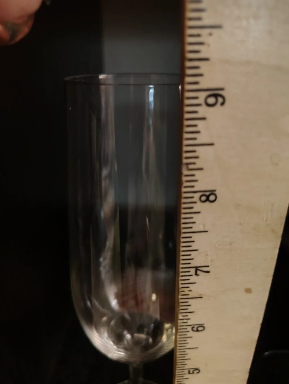 Mikasa Living Mia Glass Champagne Flutes Set of 4 NIB